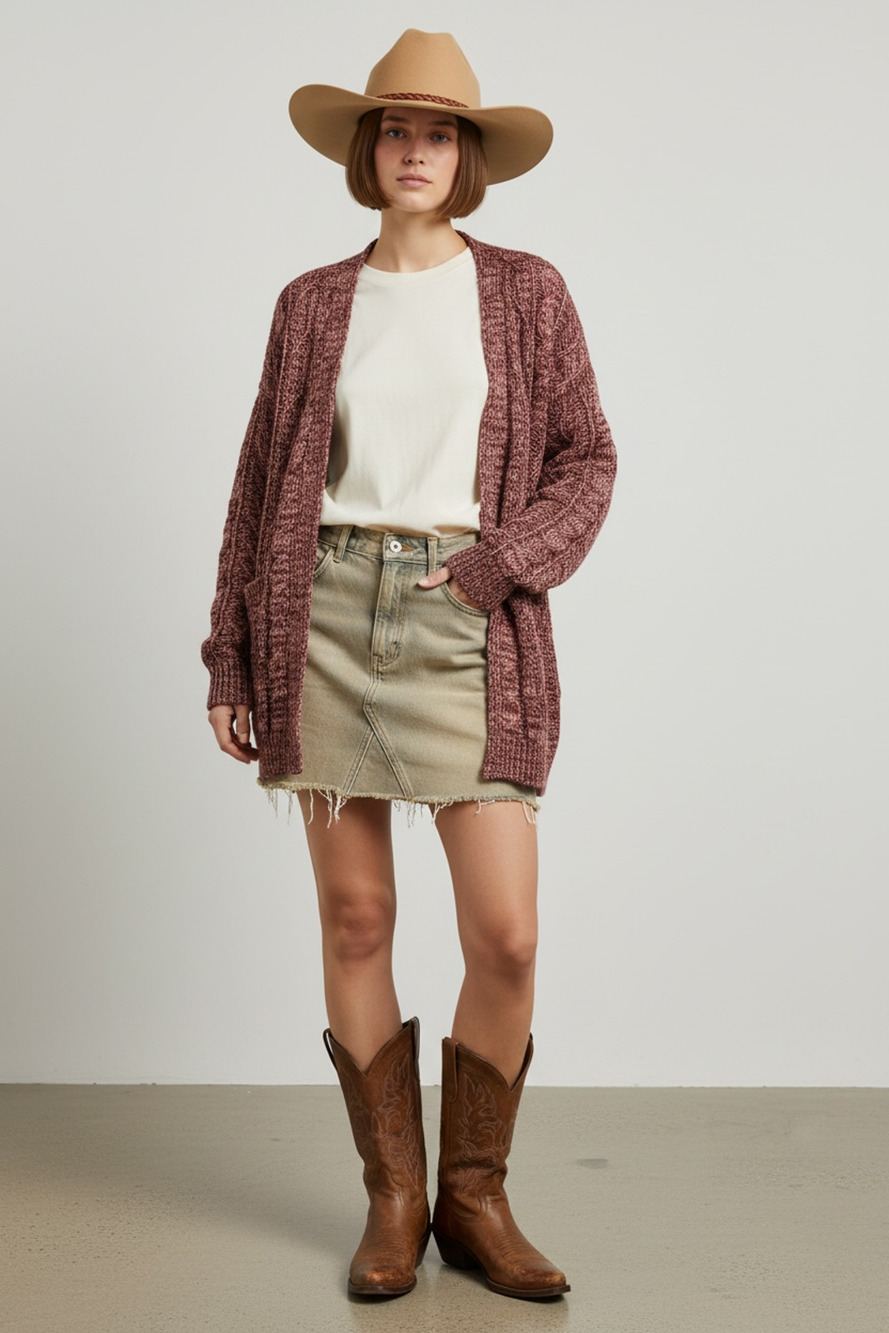American Rag Cie Womens Long Cardigan Sweater Size Small Pockets
